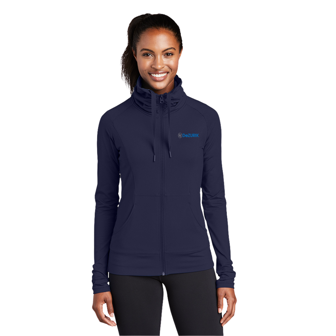 Sport-Tek® Ladies Sport-Wick® Stretch Full-Zip Jacket/DeZURIK