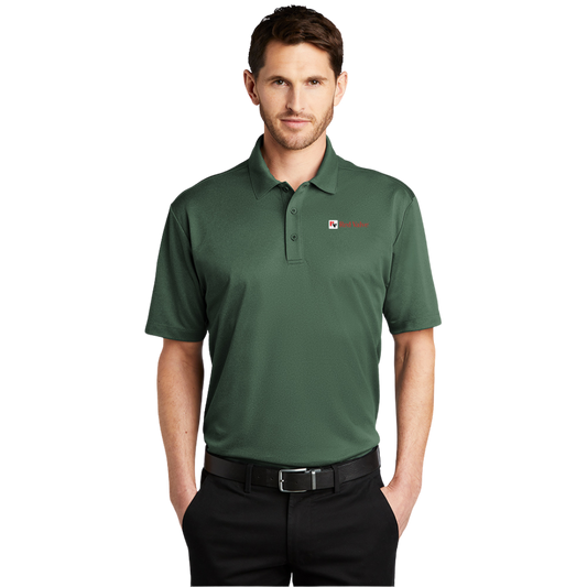 Port Authority® Heathered Silk Touch™ Performance Polo/Red Valve
