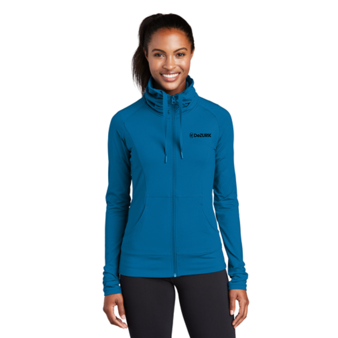 Sport-Tek® Ladies Sport-Wick® Stretch Full-Zip Jacket/DeZURIK