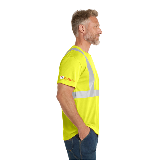 Hi-Viz T-shirt/Red Valve