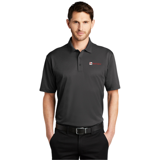 Port Authority® Heathered Silk Touch™ Performance Polo/Red Valve