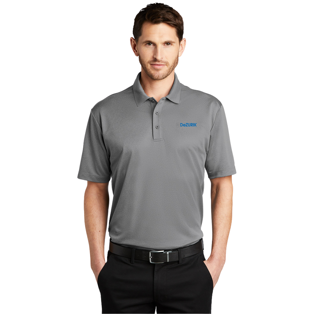 Port Authority® Heathered Silk Touch™ Performance Polo/DeZURIK