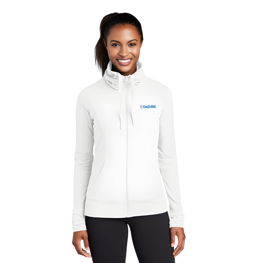 Sport-Tek® Ladies Sport-Wick® Stretch Full-Zip Jacket/DeZURIK