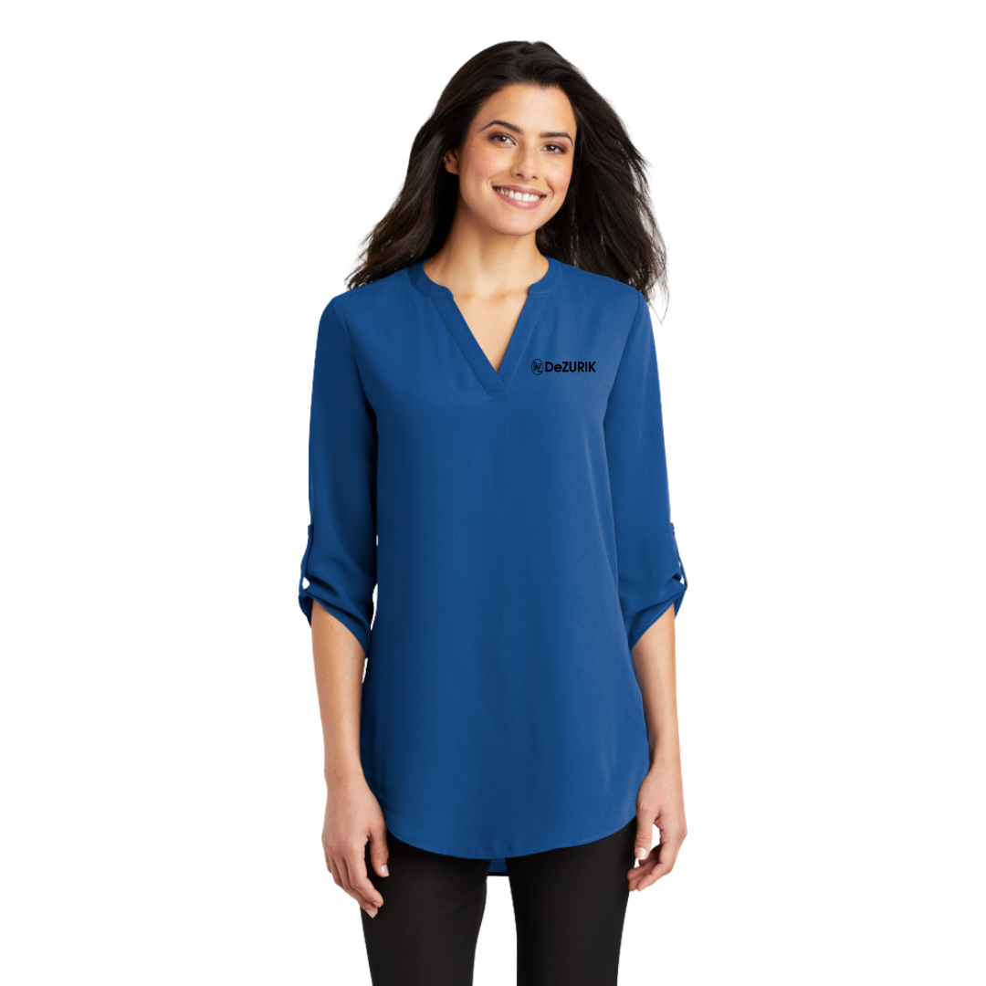 Port Authority ® Ladies 3/4-Sleeve Tunic Blouse/DeZURIK