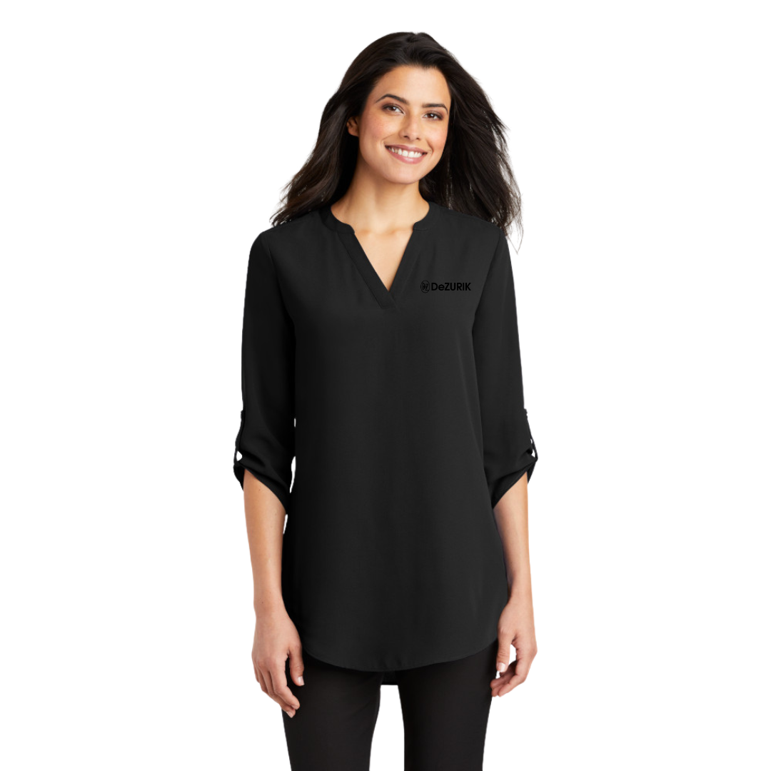 Port Authority ® Ladies 3/4-Sleeve Tunic Blouse/DeZURIK