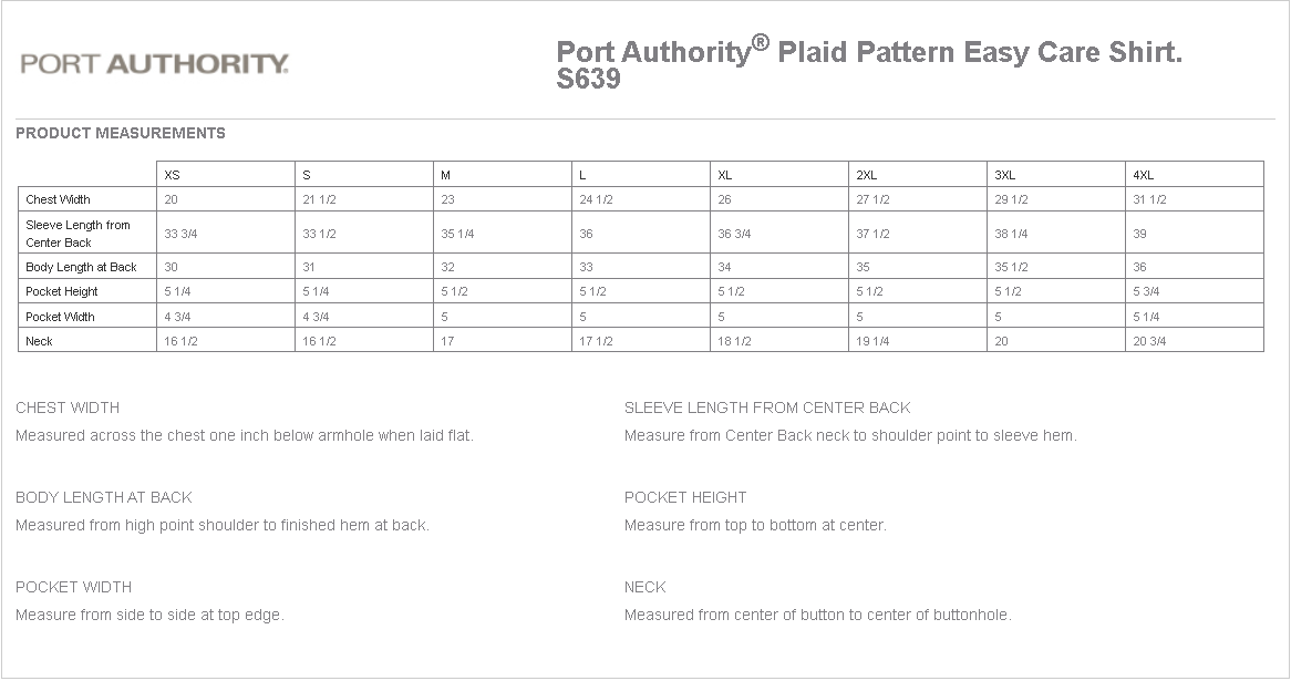 Port Authority® Plaid Pattern Easy Care Shirt/Red Valve