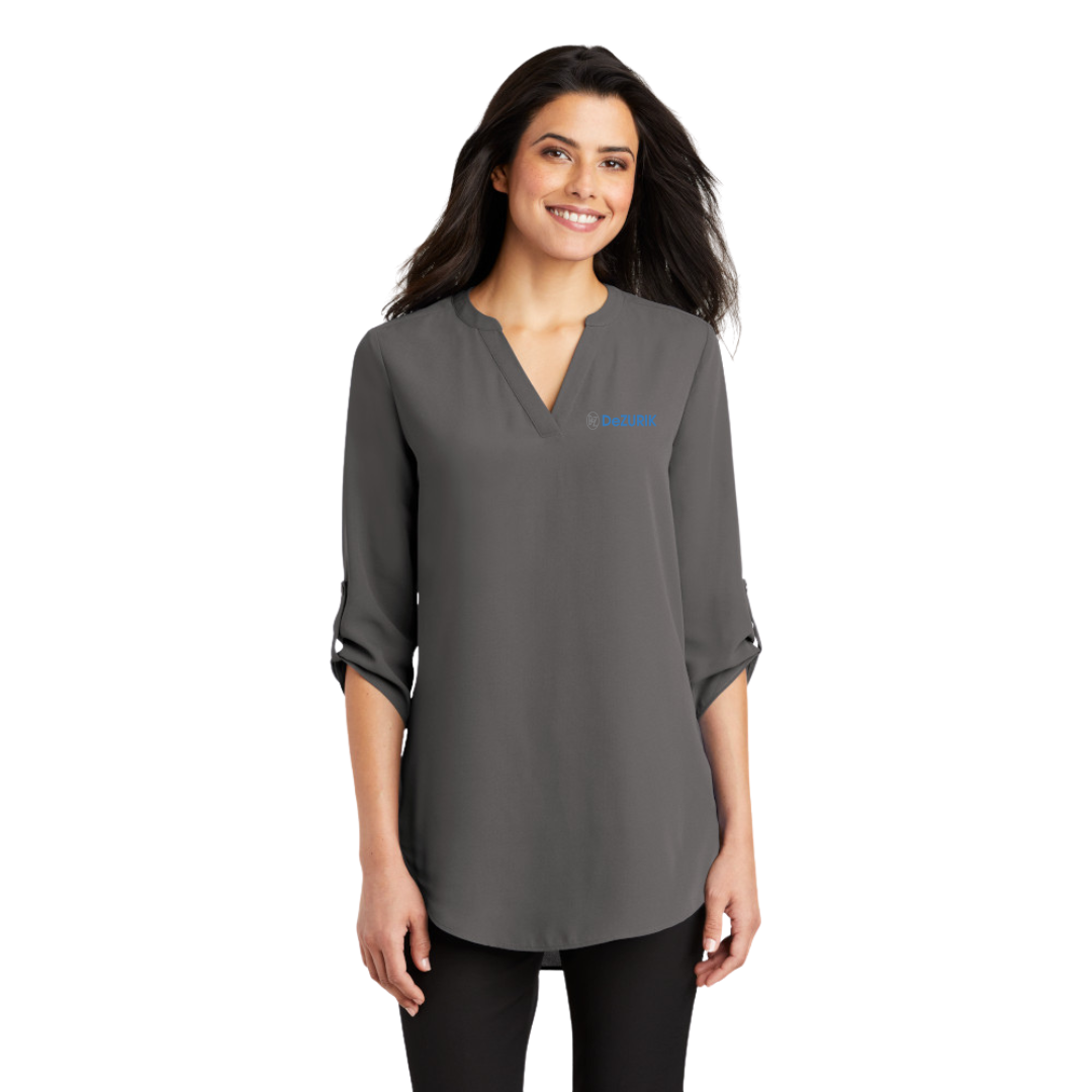 Port Authority ® Ladies 3/4-Sleeve Tunic Blouse/DeZURIK