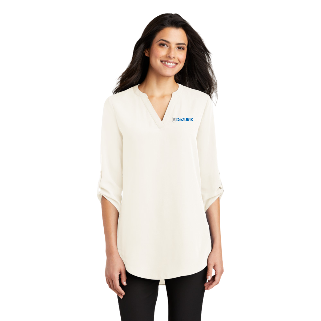Port Authority ® Ladies 3/4-Sleeve Tunic Blouse/DeZURIK