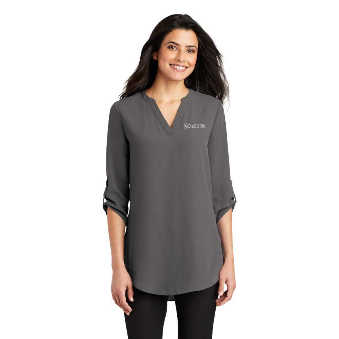 Port Authority ® Ladies 3/4-Sleeve Tunic Blouse/DeZURIK