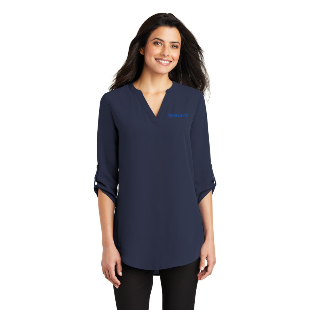 Port Authority ® Ladies 3/4-Sleeve Tunic Blouse/DeZURIK