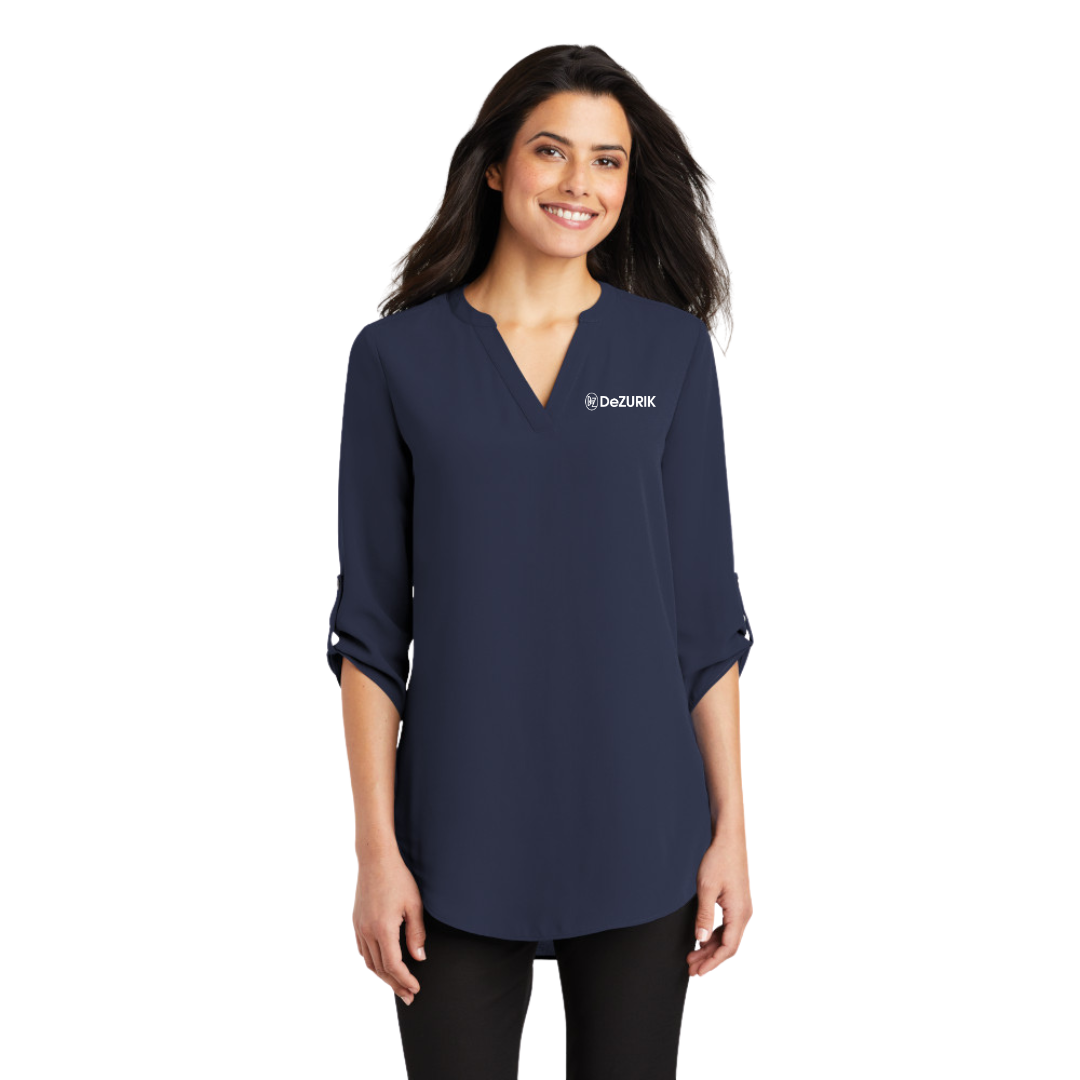 Port Authority ® Ladies 3/4-Sleeve Tunic Blouse/DeZURIK