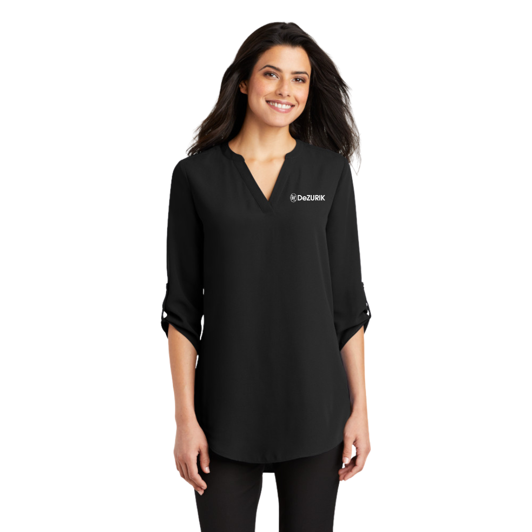 Port Authority ® Ladies 3/4-Sleeve Tunic Blouse/DeZURIK