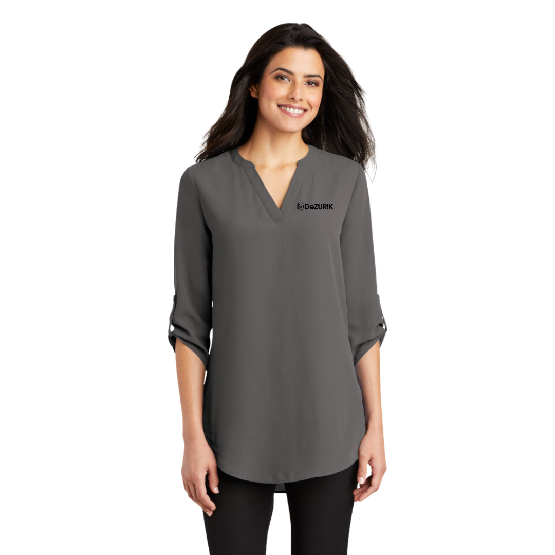 Port Authority ® Ladies 3/4-Sleeve Tunic Blouse/DeZURIK