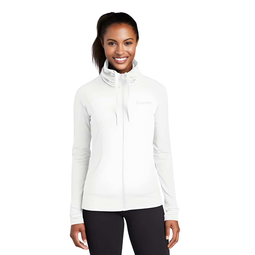 Sport-Tek® Ladies Sport-Wick® Stretch Full-Zip Jacket/DeZURIK