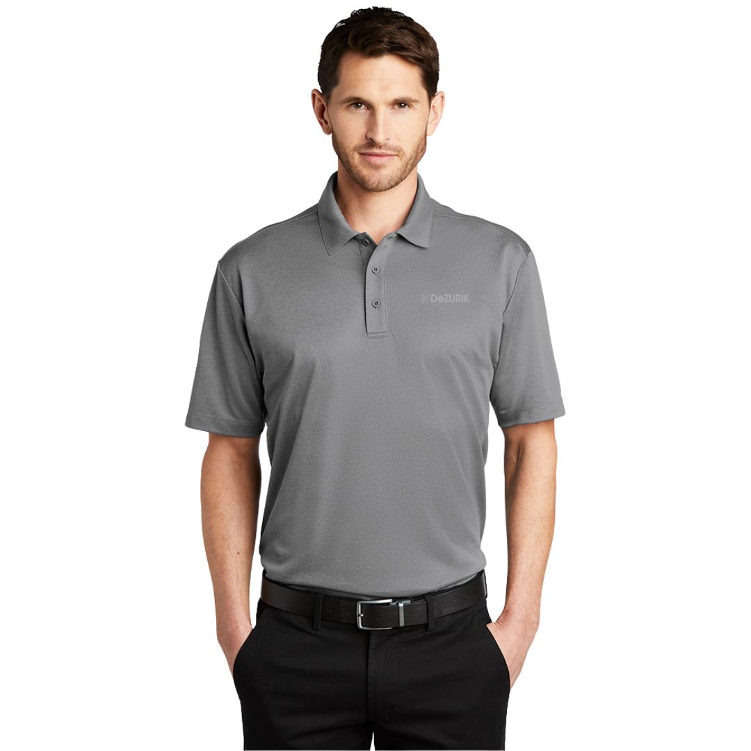 Port Authority® Heathered Silk Touch™ Performance Polo/DeZURIK