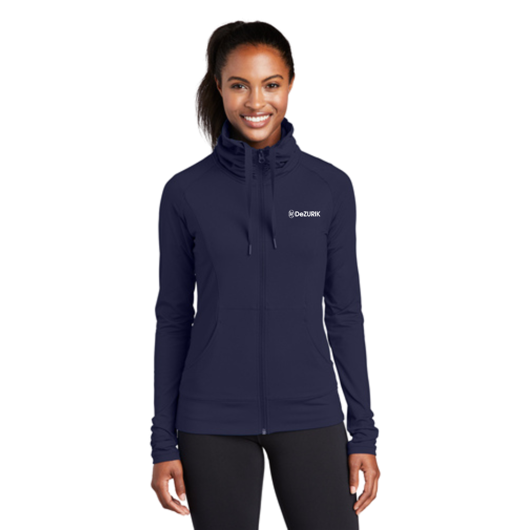 Sport-Tek® Ladies Sport-Wick® Stretch Full-Zip Jacket/DeZURIK